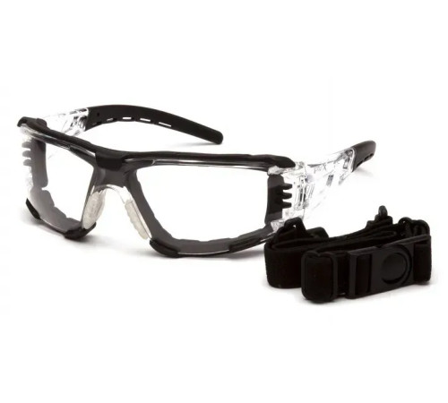 Окуляри захисні з ущільнювачем Pyramex Fyxate Super Anti-Fog H2MAX, прозорі Окуляри захисні з ущільнювачем Pyramex Fyxate Super Anti-Fog H2MAX, прозорі