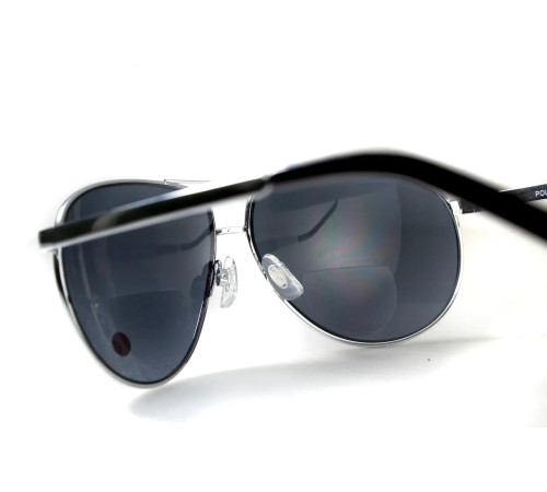 Окуляри захисні біфокальні Global Vision Aviator Bifocal (+2.0), сірі Окуляри захисні біфокальні Global Vision Aviator Bifocal (+2.0), сірі