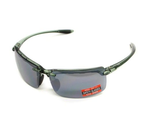 Окуляри захисні Global Vision Wheelin Crystal Gray, сірі Окуляри захисні Global Vision Wheelin Crystal Gray, сірі