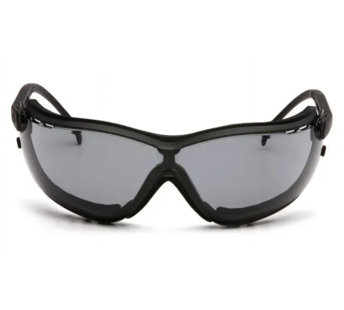 Окуляри захисні з ущільнювачем Pyramex V2G+RX Super Anti-Fog H2MAX, сірі Окуляри захисні з ущільнювачем Pyramex V2G+RX Super Anti-Fog H2MAX, сірі