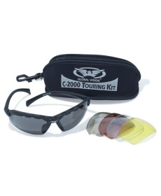 Окуляри захисні зі змінними лінзами Global Vision C-2000 Touring Kit