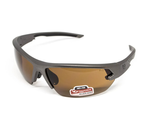 Окуляри захисні Venture Gear Tactical Semtex 2.0 Gun Metal Anti-Fog, коричневі Окуляри захисні Venture Gear Tactical Semtex 2.0 Gun Metal Anti-Fog, коричневі