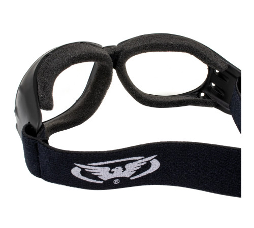 Окуляри захисні з ущільнювачем Global Vision Eliminator Anti-Fog, прозорі