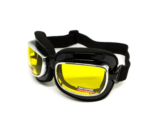 Окуляри захисні з ущільнювачем Global Vision Retro Joe, жовті