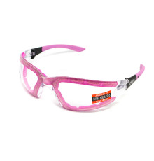 Окуляри захисні з ущільнювачем Global Vision Ruthless Purple Anti-Fog, прозорі 