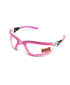 Окуляри захисні з ущільнювачем Global Vision Ruthless Purple Anti-Fog, прозорі 