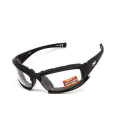 Окуляри захисні з ущільнювачем Global Vision Assault (clear) Anti-Fog, прозорі