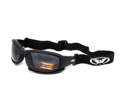 Окуляри захисні з ущільнювачем Global Vision Assault Anti-Fog, сірі