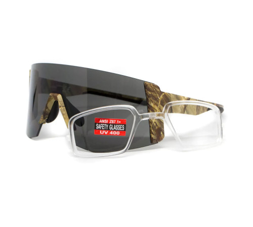 Окуляри захисні Global Vision Astro+RX Camo, сірі