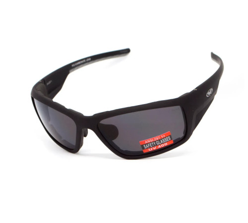 Окуляри захисні з ущільнювачем Global Vision Kinetic, сірі