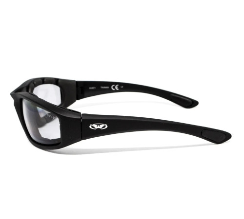 Окуляри захисні фотохромні з поляризацією Global Vision Kickback-Z Polarized+Photochromic Anti-Fog, прозорі