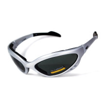 Окуляри захисні з поляризацією Black Rhino Rhinolidz Polarized, сірі