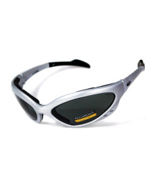 Окуляри захисні з поляризацією Black Rhino Rhinolidz Polarized, сірі