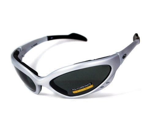 Окуляри захисні з поляризацією Black Rhino Rhinolidz Polarized, сірі