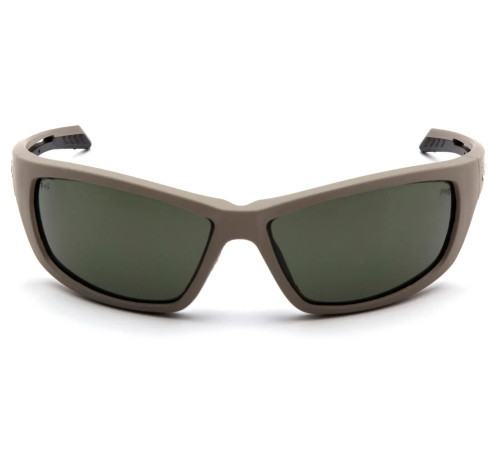 Окуляри захисні Venture Gear Tactical Howitzer Tan Anti-Fog, темно-зелені Окуляри захисні Venture Gear Tactical Howitzer Tan Anti-Fog, темно-зелені