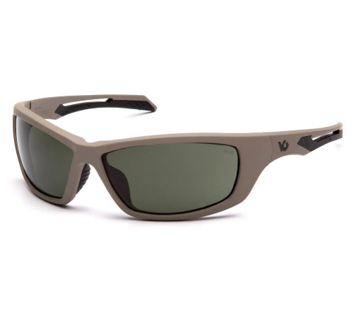 Окуляри захисні Venture Gear Tactical Howitzer Tan Anti-Fog, темно-зелені Окуляри захисні Venture Gear Tactical Howitzer Tan Anti-Fog, темно-зелені