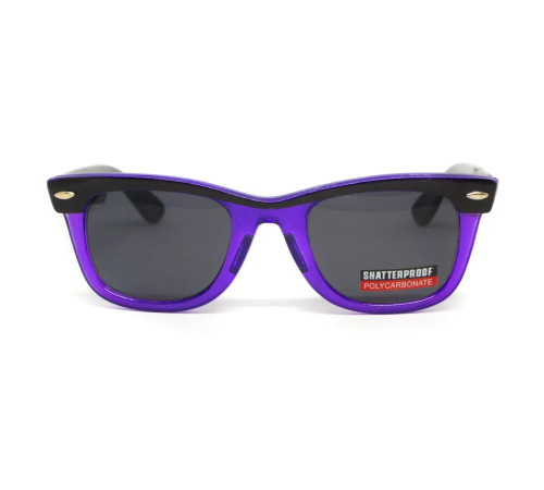 Окуляри захисні Swag Hipster-4 Purple, сірі