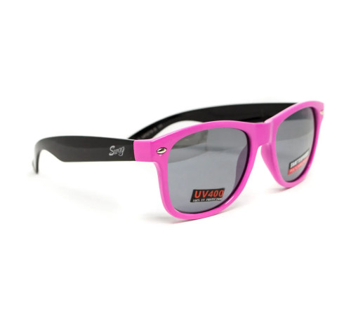 Окуляри захисні Swag Hipster-B Pink, cірі