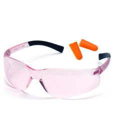 Окуляри захисні Pyramex Mini-Ztek combo, рожеві 