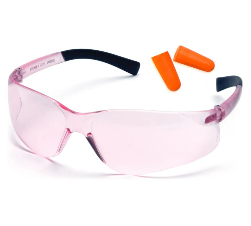 Окуляри захисні Pyramex Mini-Ztek combo, рожеві