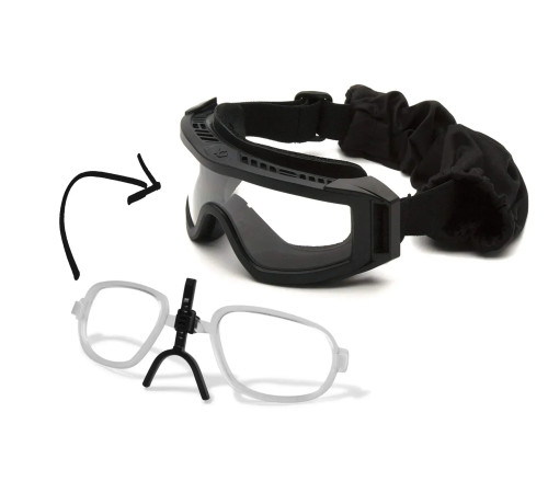 Окуляри захисні з ущільнювачем Venture Gear Tactical Loadout+RX Super Anti-Fog H2MAX, прозорі з діоптрійною вставкою Окуляри захисні з ущільнювачем Venture Gear Tactical Loadout+RX Super Anti-Fog H2MAX, прозорі з діоптрійною вставкою