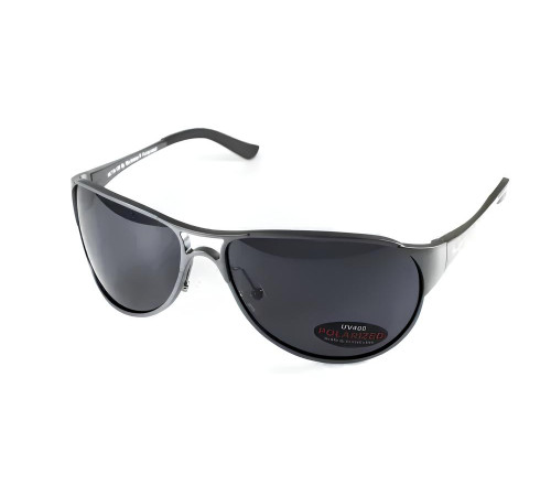 Окуляри поляризаційні BluWater Alumination-3 Gun Metal Polarized, сірі
