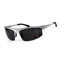 Окуляри поляризаційні BluWater Alumination-5 Silver Polarized, чорні