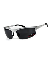 Окуляри поляризаційні BluWater Alumination-5 Silver Polarized, чорні