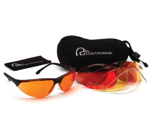 Окуляри захисні зі смінними лінзами Duck's Unlimited DUCAB-1 shooting KIT Anti-Fog