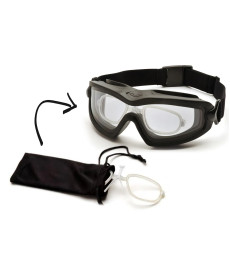 Окуляри захисні з ущільнювачем Pyramex V2G-XP + RX Anti-Fog, прозорі 