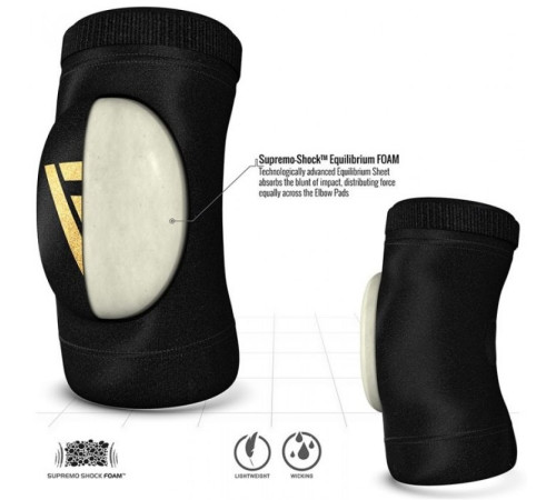 Налокітники для волейболу RDX Soft L, чорні