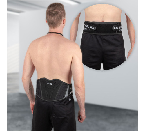 Поперековий пояс нирковий W-TEC Routebelt - чорний/XL Поперековий пояс нирковий W-TEC Routebelt - чорний/XL