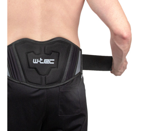 Поперековий пояс нирковий W-TEC Tourbelt - чорний/М