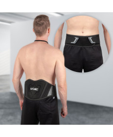 Поперековий пояс нирковий W-TEC Tourbelt - чорний/L