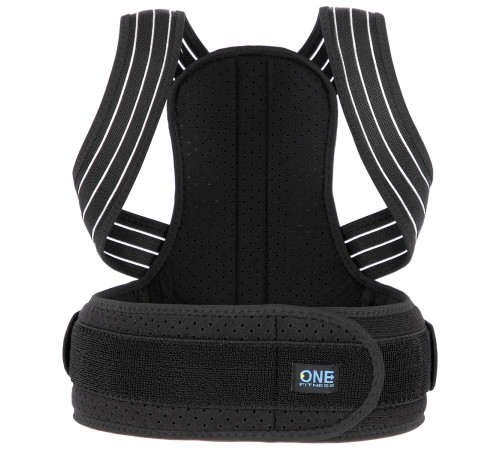 Коректор постави ONE FITNESS KP207 розмір L, чорний