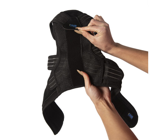 Коректор постави ONE FITNESS KP207 розмір L, чорний