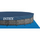 Басейн каркасний 21в1 INTEX 126744, 549 x 122 см, темно-сірий
