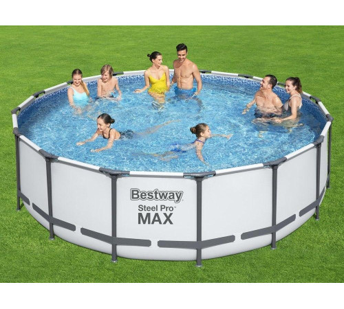 Басейн каркасний 12в1 Bestway 5612Z Steel Pro Max 488 см Басейн каркасний 12в1 Bestway 5612Z Steel Pro Max 488 см
