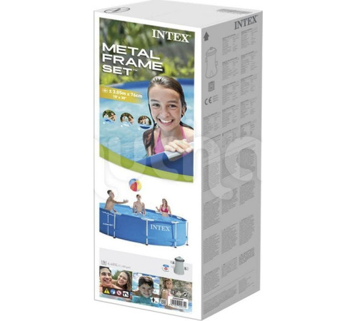 Басейн каркасний 9в1 INTEX 28202, 305 x 76 см, синій Басейн каркасний 9в1 INTEX 28202, 305 x 76 см, синій