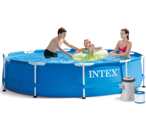Басейн каркасний 9в1 INTEX 28202, 305 x 76 см, синій Басейн каркасний 9в1 INTEX 28202, 305 x 76 см, синій