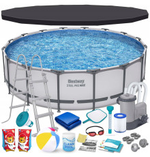 Басейн каркасний 19в1 Bestway Steel Pro Max 5612Z 488 х 122 см