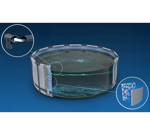 Басейн каркасний 19в1 Bestway Steel Pro Max 5612Z 488 х 122 см