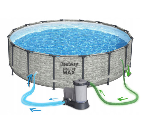 Басейн каркасний Bestway 5619E Steel Pro Max 427 см Басейн каркасний Bestway 5619E Steel Pro Max 427 см