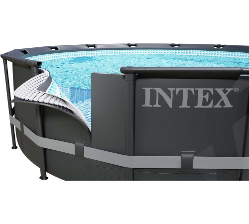 Басейн каркасний 21в1 INTEX 26334, 610 х 122 см, темно-сірий Басейн каркасний 21в1 INTEX 26334, 610 х 122 см, темно-сірий