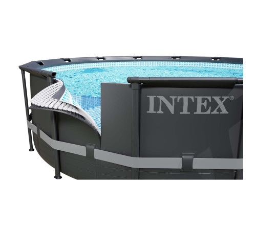 Басейн каркасний 21в1 INTEX 26334, 610 х 122 см, темно-сірий Басейн каркасний 21в1 INTEX 26334, 610 х 122 см, темно-сірий