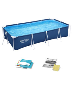 Басейн каркасний прямокутний 4в1 Bestway 56405N 400 x 211 x 81 см