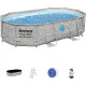 Басейн каркасний овальний Bestway 488 x 305 x 107 см Power Steel