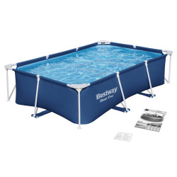 Басейн каркасний прямокутний Bestway 56403N, 259 x 170 x 61 см