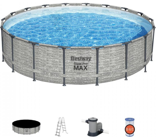Басейн каркасний Bestway 549x122 см Steel Pro Max Басейн каркасний Bestway 549x122 см Steel Pro Max