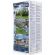 Басейн каркасний овальний 21в1 Bestway 56719 Power Steel 610 x 366 см - сірий
